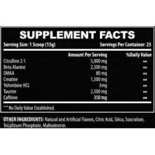 ONE Chaotic Extreme Pre-Workout DMAA One ONE Chaotic Extreme Pre-Workout DMAA One